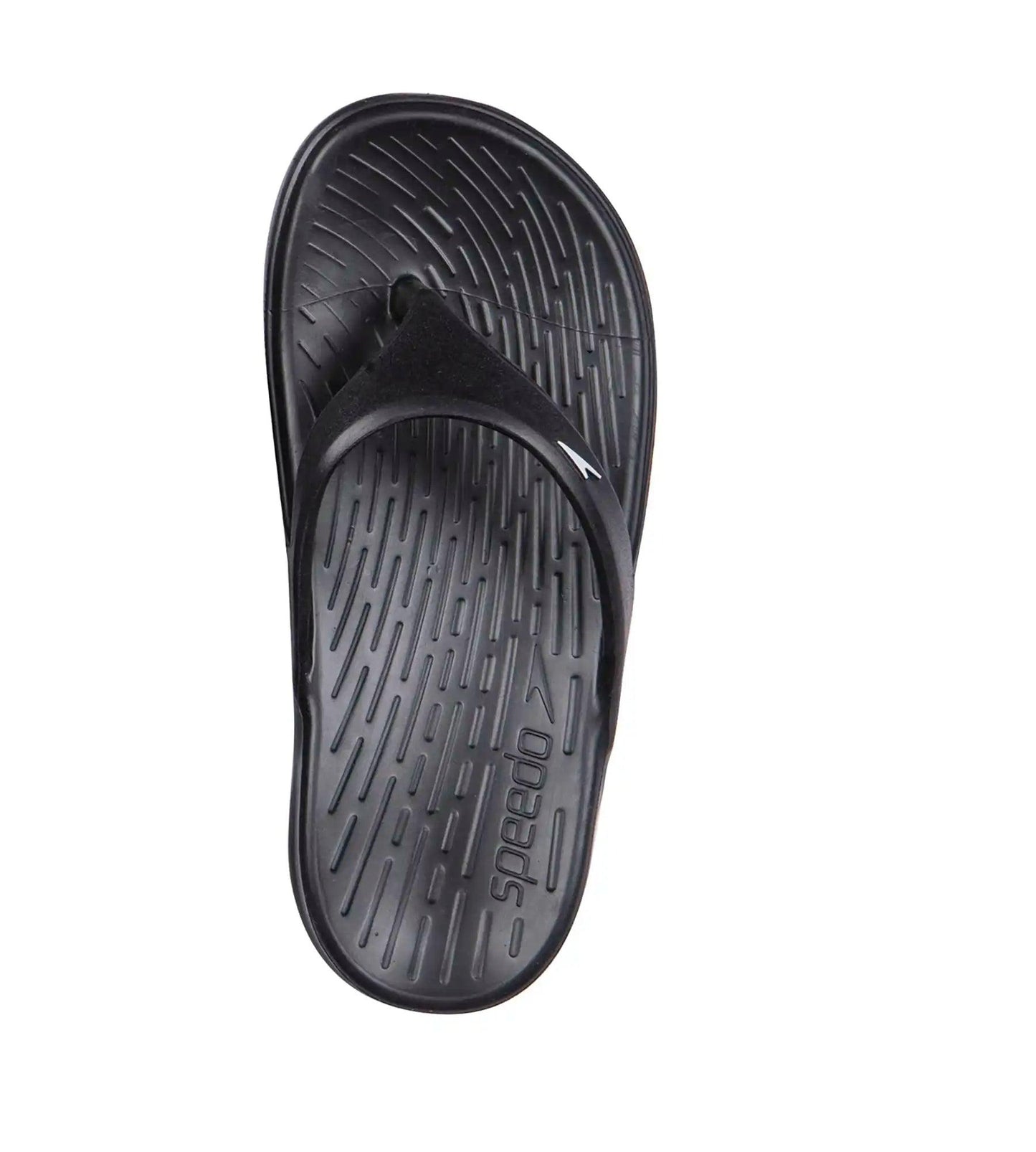 Junior's Single colour Flip Flops - Black & White_3