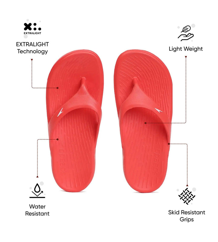 Buy Speedo Single Colour Thong Fed Red White Footwear Online Speedo India