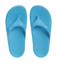 Unisex Junior's Single Colour Flip Flops For Boys and Girls - Bolt & White