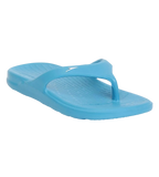 Unisex Junior's Single Colour Flip Flops For Boys and Girls - Bolt & White