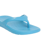Unisex Junior's Single Colour Flip Flops For Boys and Girls - Bolt & White