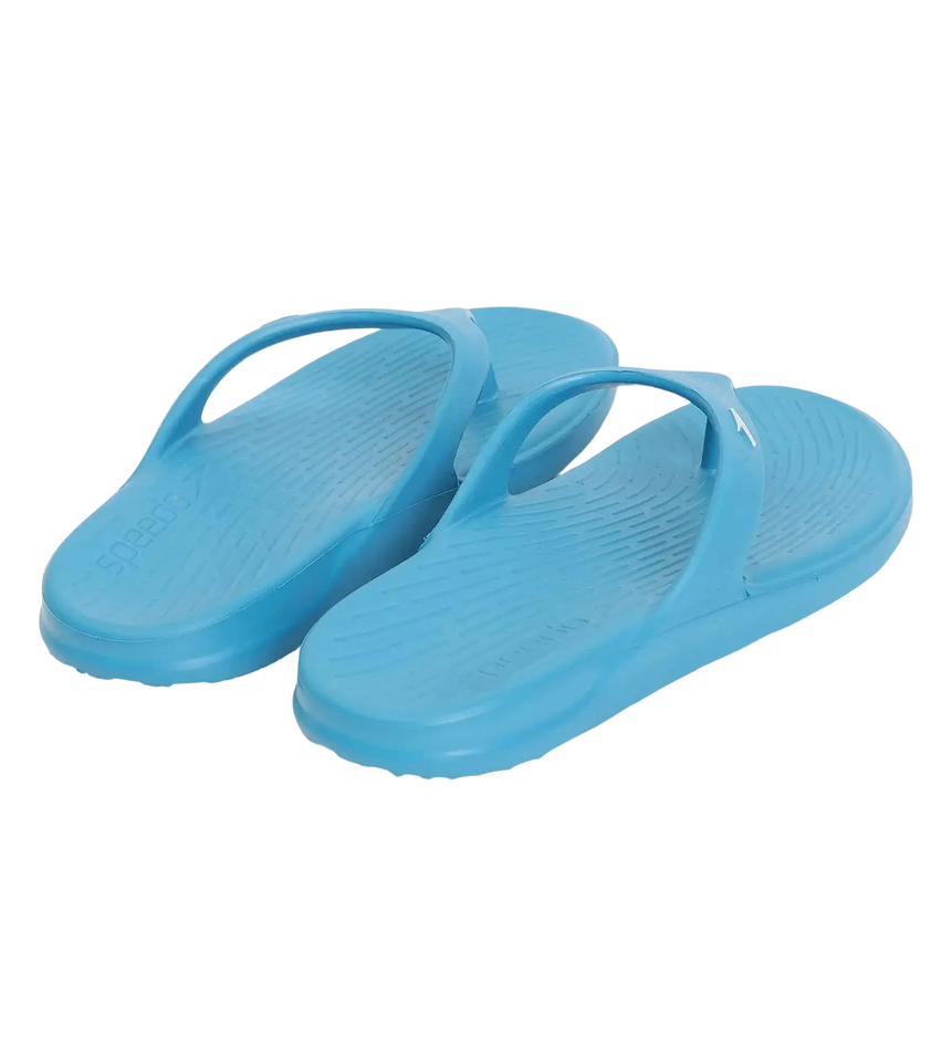 Unisex Junior's Single Colour Flip Flops For Boys and Girls - Bolt & White