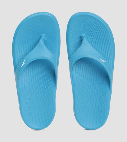 Unisex Junior's Single Colour Flip Flops For Boys and Girls - Bolt & White