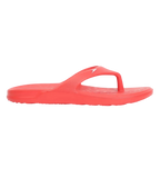 Unisex Junior's Single Colour Flip Flops For Boys and Girls - Fed Red & White