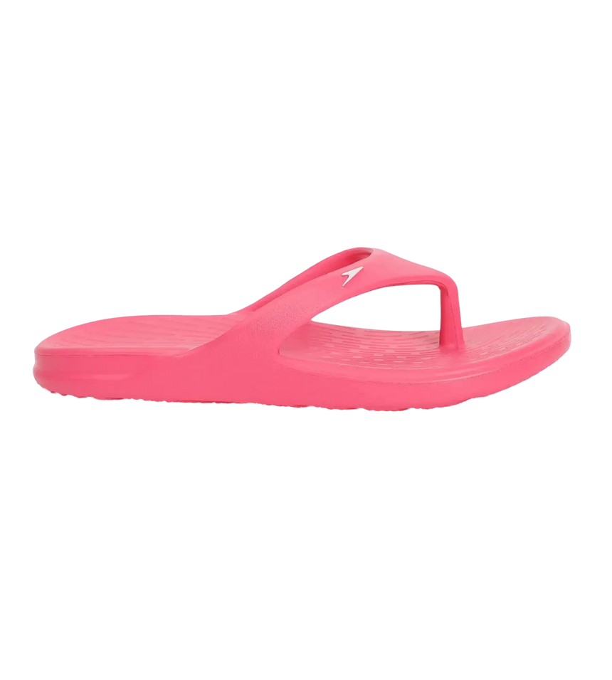 Unisex Junior's Single Colour Flip Flops For Boys and Girls - Raspberry Fill & White