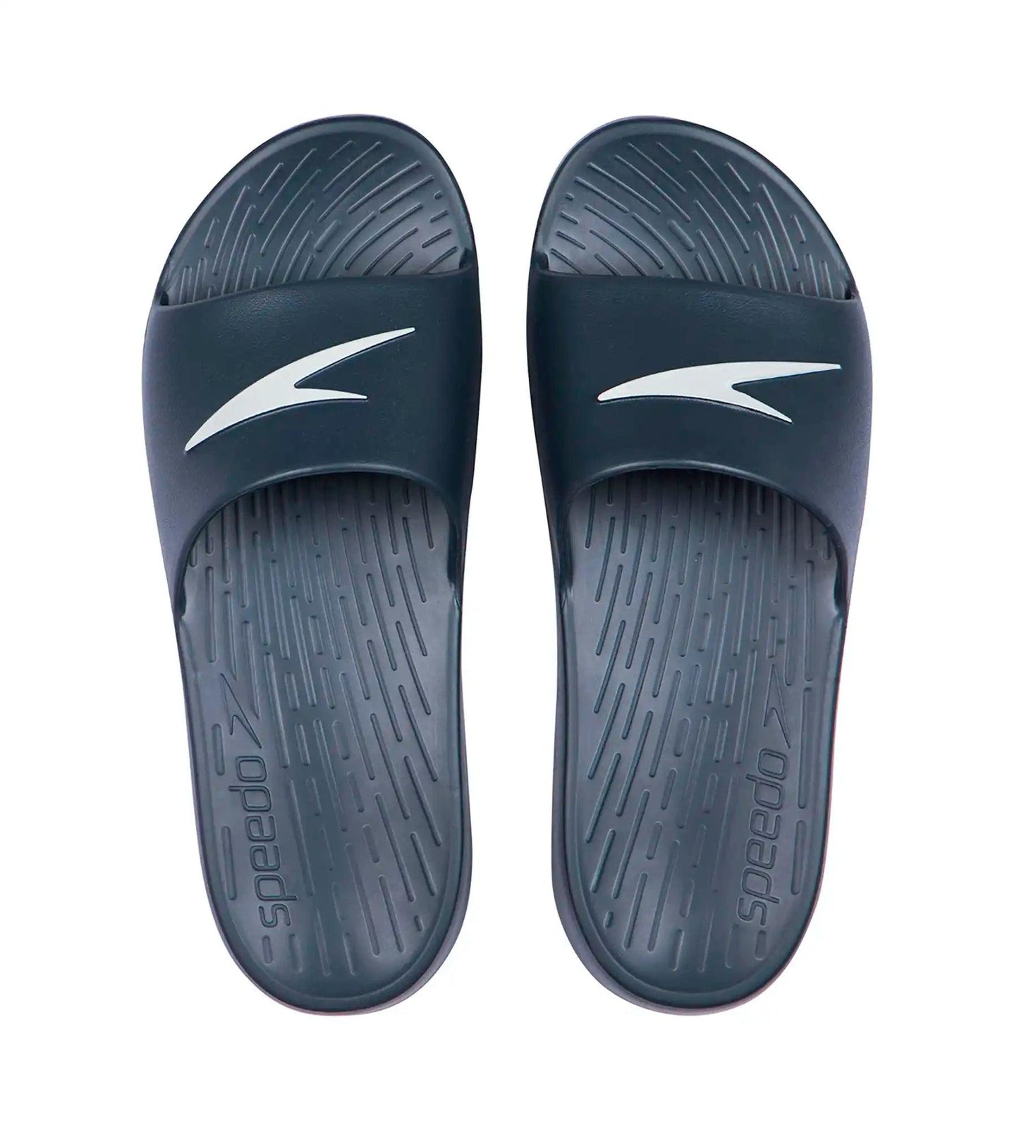 Men's Single Colour Slides - Oxid Grey & White_1