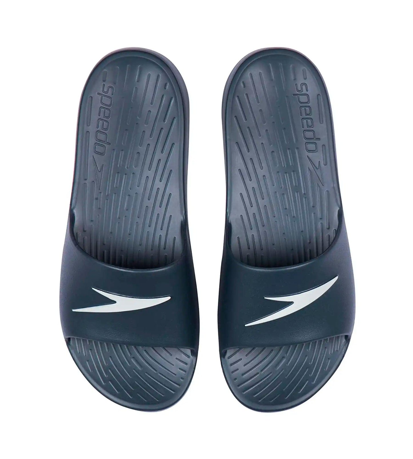 Men's Single Colour Slides - Oxid Grey & White_2