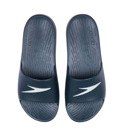 Men's Single Colour Slides - Oxid Grey & White_2