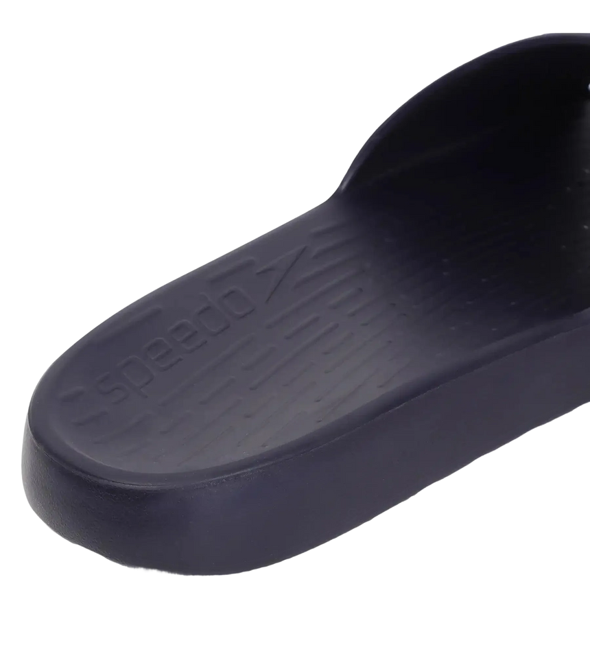 Men's Single Colour Slides - True Navy & Blue Flame