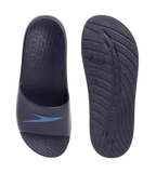 Men's Single Colour Slides - True Navy & Blue Flame