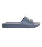 Men's Single Colour Slides - USA Charcoal & Atomic Lime