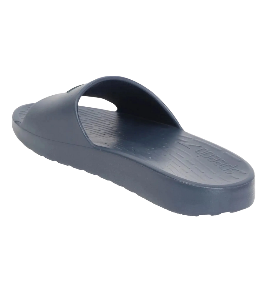 Men's Single Colour Slides - USA Charcoal & Atomic Lime