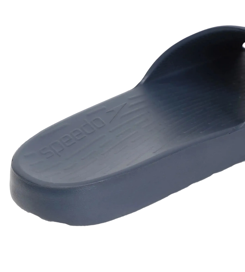 Men's Single Colour Slides - USA Charcoal & Atomic Lime