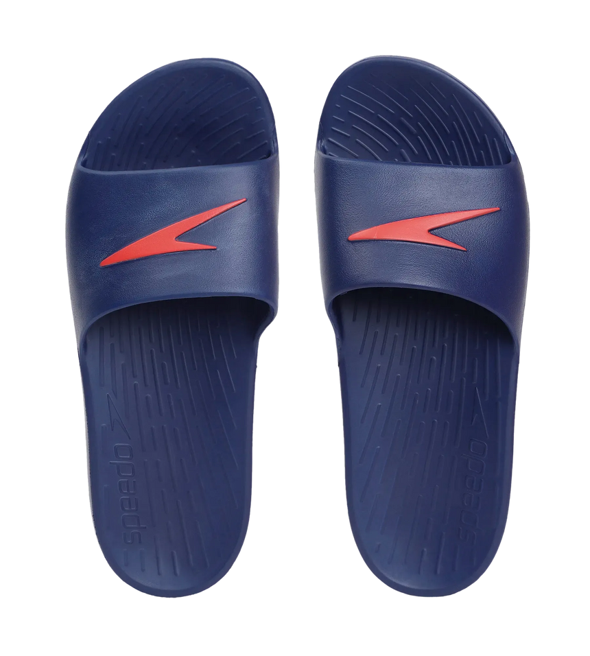 Men's Single Colour Slides - Ammonite & Fed Red