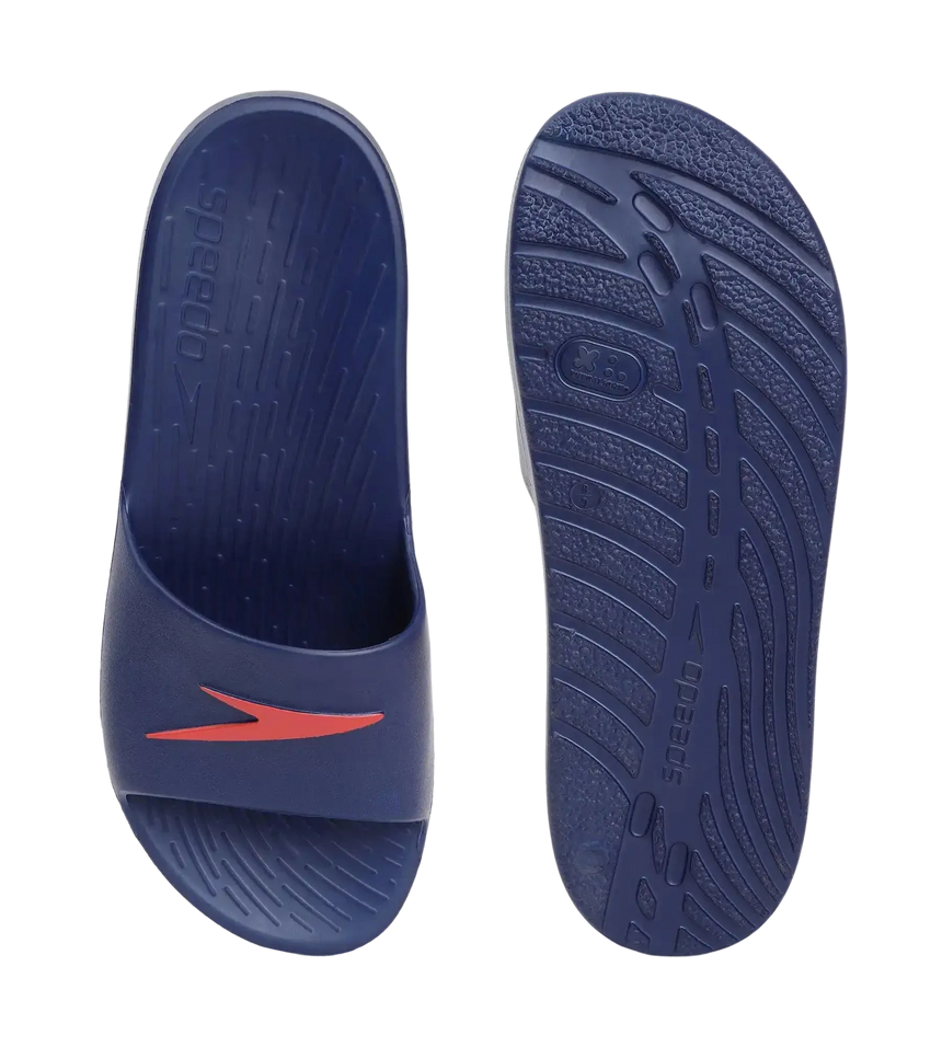 Men's Single Colour Slides - Ammonite & Fed Red
