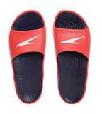 Men's Dual Colour Slides - True Navy & Fed Red
