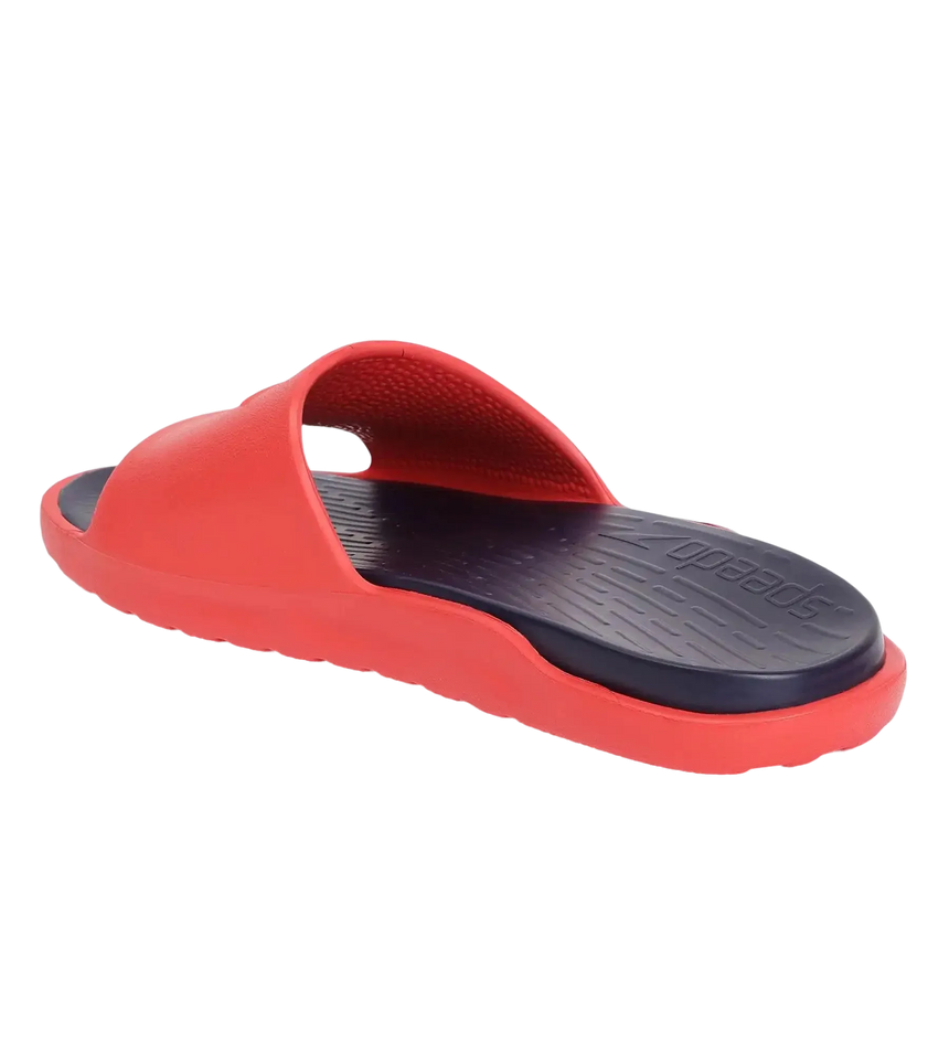Men's Dual Colour Slides - True Navy & Fed Red