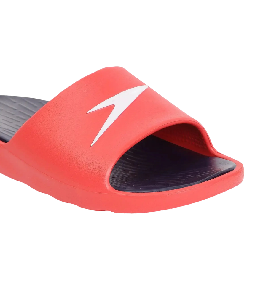Men's Dual Colour Slides - True Navy & Fed Red