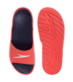 Men's Dual Colour Slides - True Navy & Fed Red