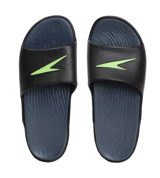 Men's Dual Colour Slides - USA Charcoal & Black