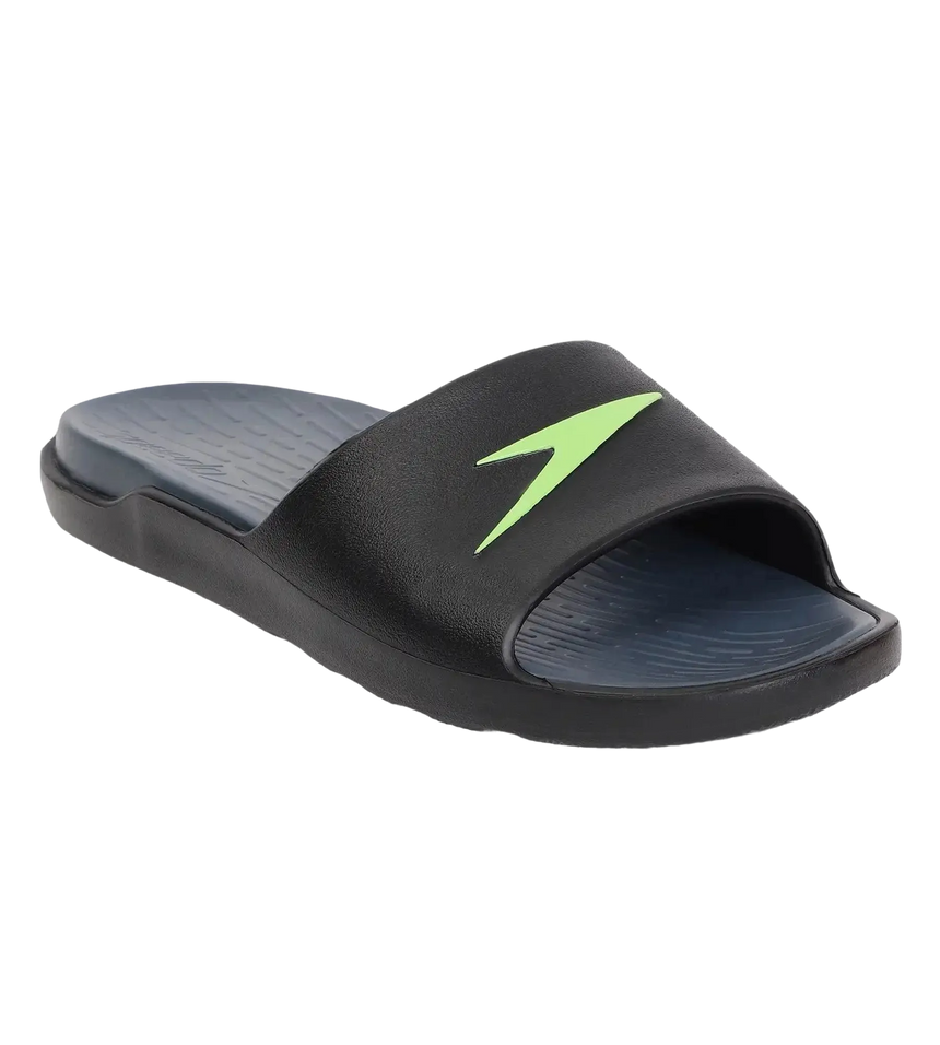 Men's Dual Colour Slides - USA Charcoal & Black