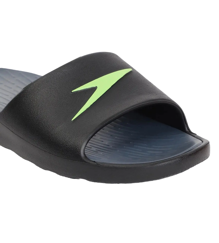 Men's Dual Colour Slides - USA Charcoal & Black