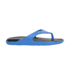 Men's Dual Colour Flip Flops - Black & Blue Flame
