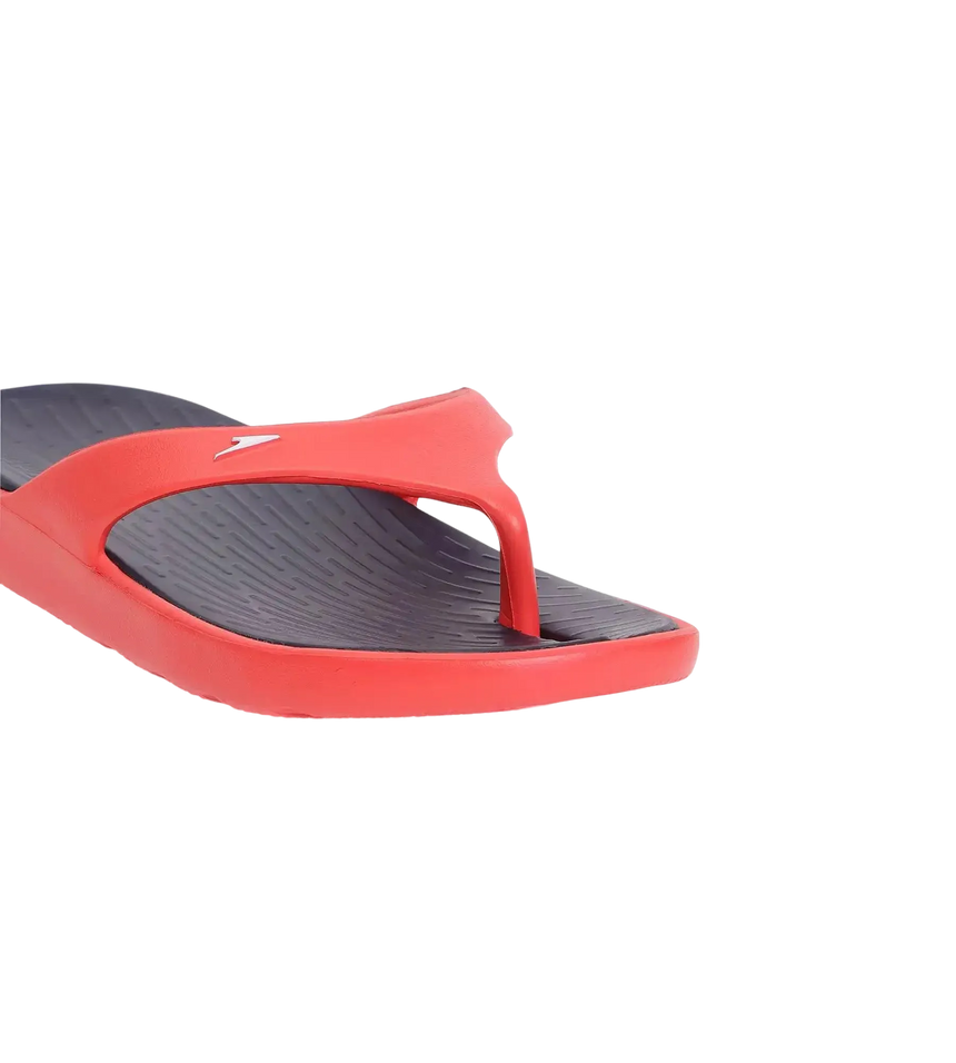 Men's Dual Colour Flip Flops - True Navy & Fed Red