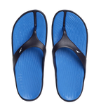 Men's Dual Colour Flip Flops - Blue Flame & True Navy