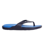 Men's Dual Colour Flip Flops - Blue Flame & True Navy