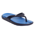 Men's Dual Colour Flip Flops - Blue Flame & True Navy