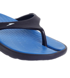 Men's Dual Colour Flip Flops - Blue Flame & True Navy
