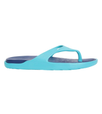 Men's Dual Colour Flip Flops - Ammonite & Aquarium