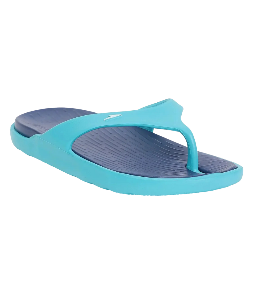 Men's Dual Colour Flip Flops - Ammonite & Aquarium
