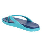 Men's Dual Colour Flip Flops - Ammonite & Aquarium