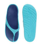 Men's Dual Colour Flip Flops - Ammonite & Aquarium