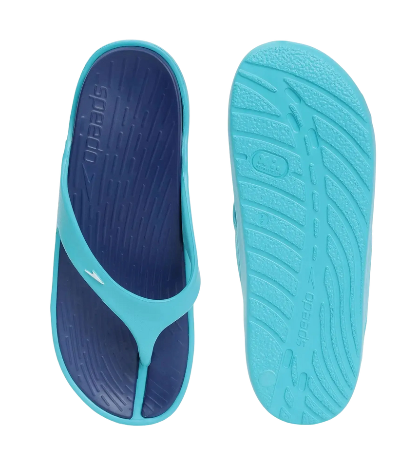 Men's Dual Colour Flip Flops - Ammonite & Aquarium