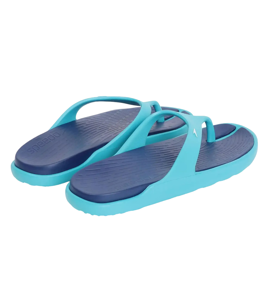 Men's Dual Colour Flip Flops - Ammonite & Aquarium