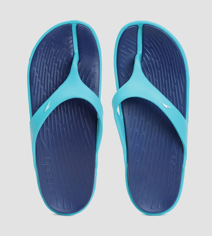 Men's Dual Colour Flip Flops - Ammonite & Aquarium