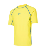 Boy's Enduraflex Short Sleeve Suntop - Lemon Drizzle & Turkish Sea