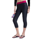 Women's Endurance 10 Contrast Swim Capri - True Navy & Berry
