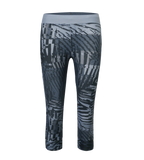 Women's Endurance10 Printed Swim Capri - Anthracite & Coin Grey