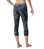 Women's Endurance10 Printed Swim Capri - Anthracite & Coin Grey