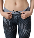 Women's Endurance10 Printed Swim Capri - Anthracite & Coin Grey