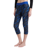 Women's Endurance 10 Hyperboom Contrast Swim Capri - True Navy & True Cobalt