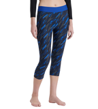 Women's Endurance 10 Hyperboom Contrast Swim Capri - True Navy & True Cobalt