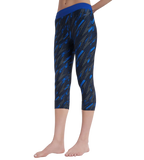 Women's Endurance 10 Hyperboom Contrast Swim Capri - True Navy & True Cobalt