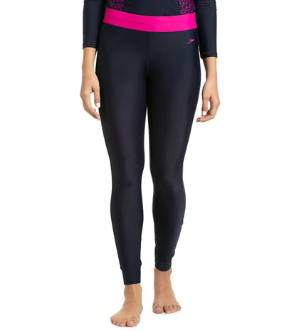 Women's Endurance 10 Active Leggings  - True Navy & Electric Pink_1