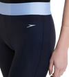Women's Endurance 10 Solid Contrast Leggings  - True Navy & Curious Blue