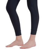 Women's Endurance 10 Solid Contrast Leggings  - True Navy & Curious Blue